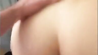 Brunette Sensual Sucking Dick Lover after College - 2 image