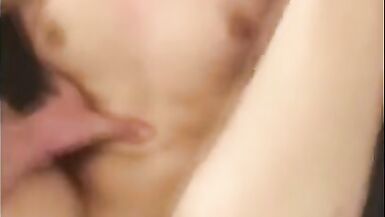 Brunette Sensual Sucking Dick Lover after College - 5 image