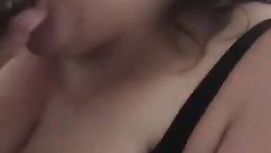BBW BBC BLOWJOB CUMSHOT - 4 image