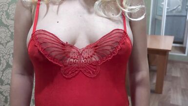 Mature MILF Peeing in Nylon Tights - 1 image