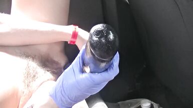 Driving while getting my Asshole Ready for a BBC GANGBANG while my CUCKOLD HUSBAND Watches Me! - 5 image