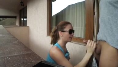 Sexy Cheating Wife Loves Anal Creampie with Boss on Vacation - 9 image