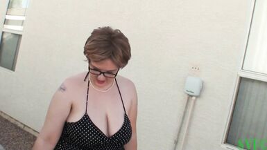 Big Meaty Step-mom Smokes and Takes Cock in Her Ass - 3 image