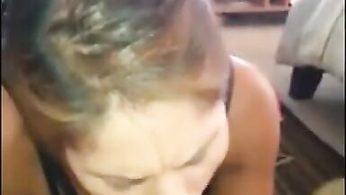 amateur brunette spanish milf doggystyle and sucking - 14 image