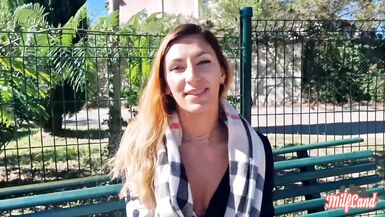 Kyara, Aude and Stella, a trio of naughty girls, share a cock - 1 image