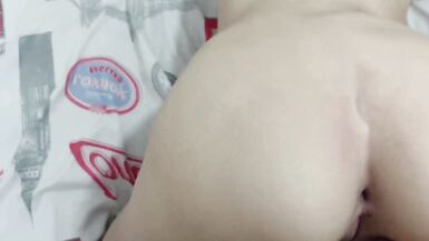 My jealous bitch stepsister takes advantage of me talking to my girlfriend to get really horny and cum in her ass. - 13 image