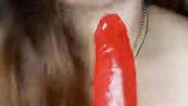 Sucking My Big Dildo Shaking My Booty