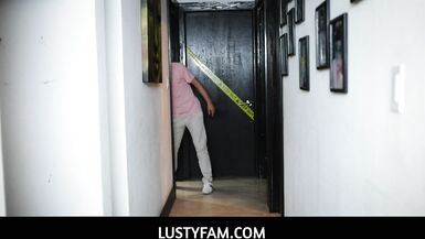 LustyFam - Stepmom Kourtney Kai is horny and craving some good dick so she have one more fuck with her stepso - 3 image