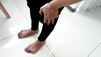 Big cock t,r,v fucks me with my thong on and barefoot, busty and big ass Latina brunette - 3 image