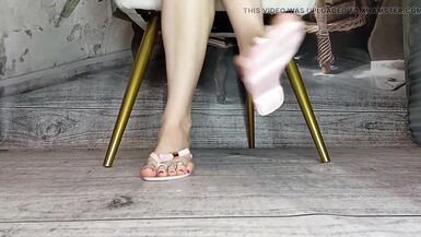 Lady Angela Toe Rings Compilation - 6 Feet Clips