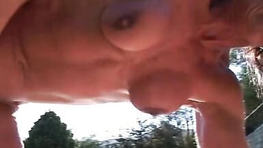 Muscled French chicks enjoying anal threesome by the pool - 7 image