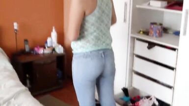 Stepmother is recorded getting dressed, lets herself be fondled, and masturbates - 3 image