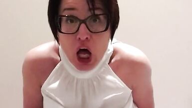 Very strong squirt in the office toilet - 5 image
