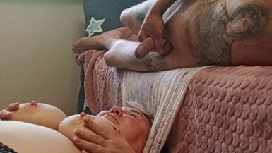 I jerk off my dick and cum in my mother-in-law's mouth - 8 image