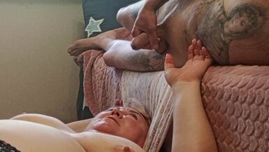 I jerk off my dick and cum in my mother-in-law's mouth - 9 image