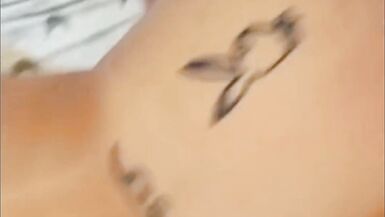 Latina slut sucking a big cock and ends up on 4 very hard