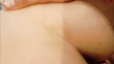 Latina slut sucking a big cock and ends up on 4 very hard