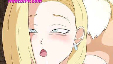 Android 18 ( Dragon Ball Z ) Prostitute Outdoor ( Cartoon Parody ) - 12 image