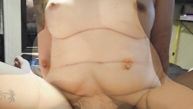 Real amateur latina wife rides and gets a load on her ass - 4 image