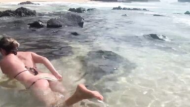 A stranger feeds my sperm to fish in front of everyone - 1 image