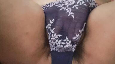 wet and hot vagina is masturbated in panties. - 15 image