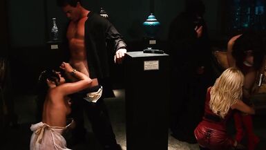 Andy San Dimas bekommt Super-Laid 3 Wege von Anna Lovato und Jennifer Dark