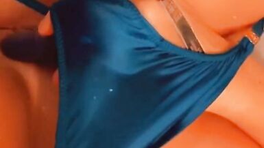 Blonde Bombshell Playing with Her Pussy