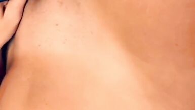 Blonde Bombshell Playing with Her Pussy