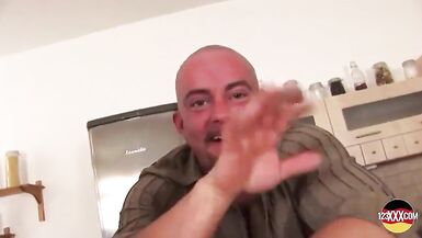 Magnificent Blonde MILF From Germany and Big Load of Cum on Her Tits