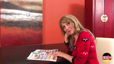 Horny Older Woman in Stockings Squirts After a Hard Fuck