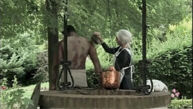 The Big Titty Maid Takes the Slave Big Cock - 3 image