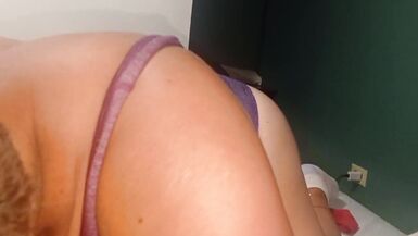 Old granny reverse cowgirl milking her stepson - 5 image