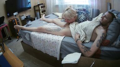The weekend morning started with a deep blowjob from the stepmom - 3 image