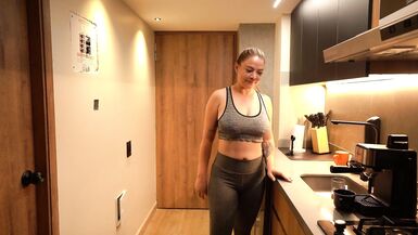 Inexperienced man is left alone with the cleaning lady and ends up fucking her in secret - 1 image