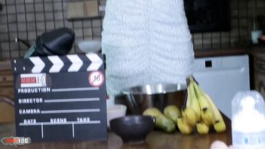Crazy and messy anal sex in the kitchen with Alice Maze and Terry Kemaco - 1 image