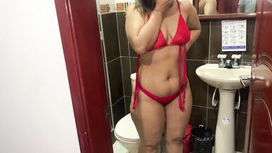 I spy on my big ass Colombian stepmom and we end up fucking - 2 image