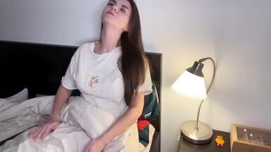 Hot Step Mother was caught by her step son while jerking off her big cock