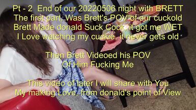 I Use a Couple For My Pleasure. "Creampie to Go" for Cuckie... Brett - 1 image