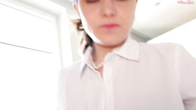 Extra Skinny Travesty Girl Hard Fucking Big MILF with Massive Tits! - 11 image