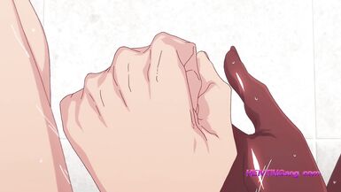 Sexy Blonde Milf Moans While Fucking the Shy Inexperienced Dude Next Door in Passionate Hentai - 5 image