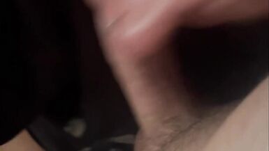 Naughty housewife gives another sloppy blowjob