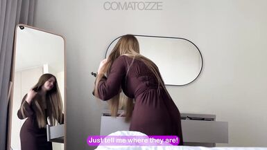 Stepsister's afraid of being late, so she will do anything... - 1 image