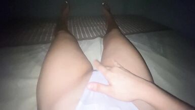 I love putting my fingers in the morning before I go to college.