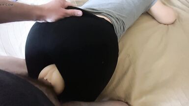 Fuck Toy y Cum en Leggins, CFMN