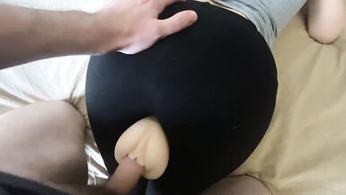 Fuck Toy and Cum on Leggins, CFMN