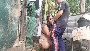 PINAY MILF CHEATS AND PUBLIC FUCK AT FARM AND FUCK AFTER IN RESTROOM BY HUSBANDS FRIEND - 1 image