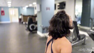 BUSTY MILF SHIRLEY MUSK gets DRILLED HARD !!!! at GYMS BATHROOM by STRANGER - 1 image