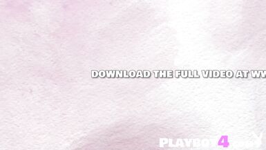 Sexy brunette Aubrey Destremps posing in lingerie and babe exposed nice body