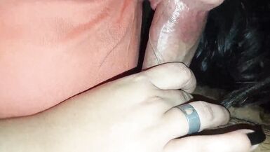 My stepdaughter sucks my cock when her mom isn't home - 15 image
