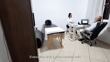 Gabi SweetCoupleStories gets fingered by her doctor during anal exam & gives a steamy handjob in panties - 4 image